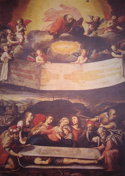 Burial of Jesus, painting by Giovanni Battista della Rovere (1560-1627)